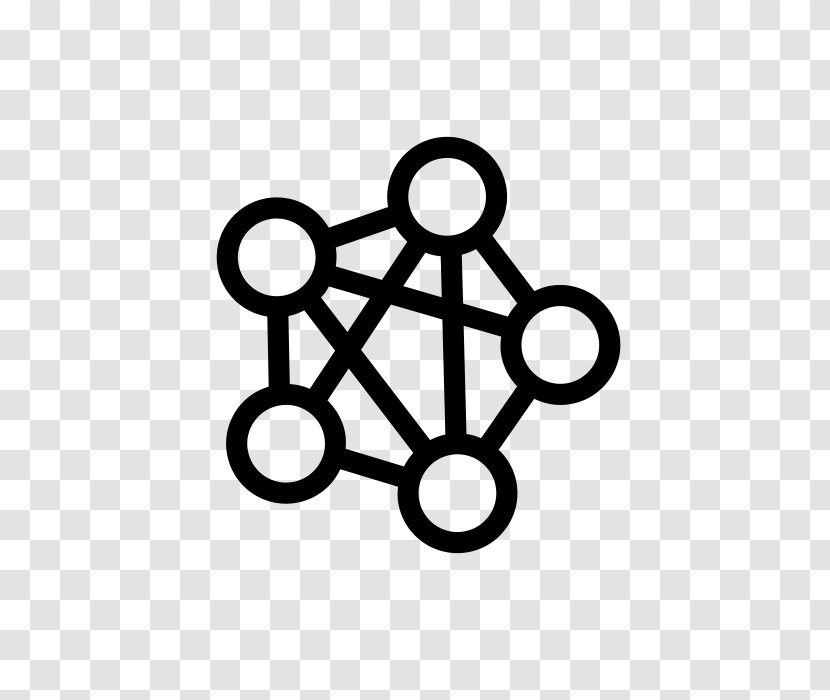 Mesh Networking Share Icon - Polygon Transparent PNG