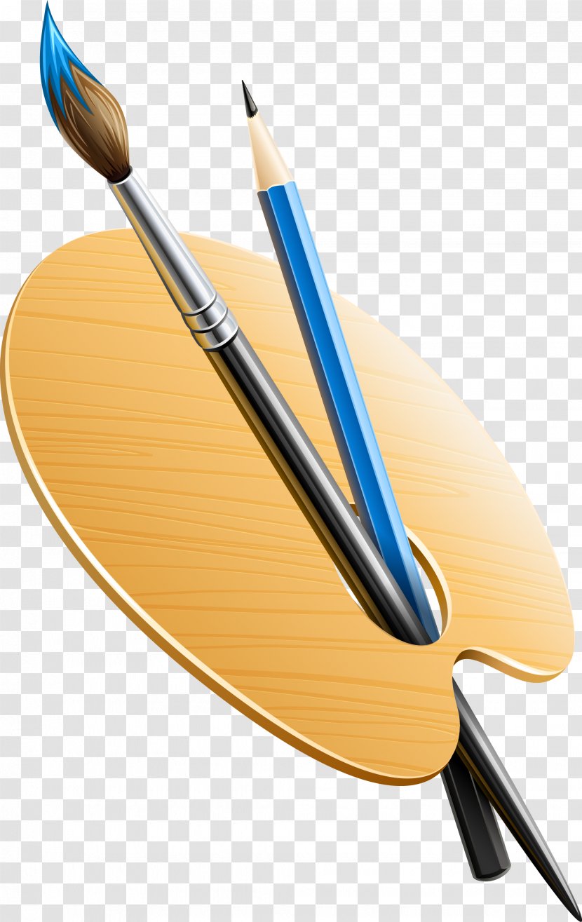 Drawing Painting Palette Art - Paintbrush - Pen Transparent PNG