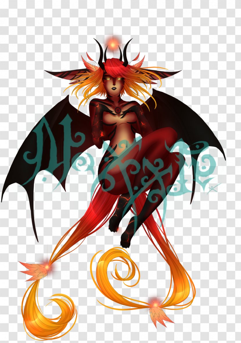 Illustration Clip Art Demon - Mythical Creature - Phobos Flyer Transparent PNG