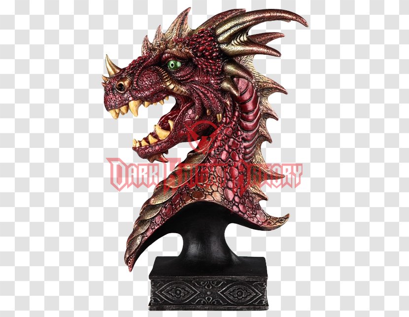 Sculpture Statue Bust Figurine Dragon - Crystal Led Transparent PNG