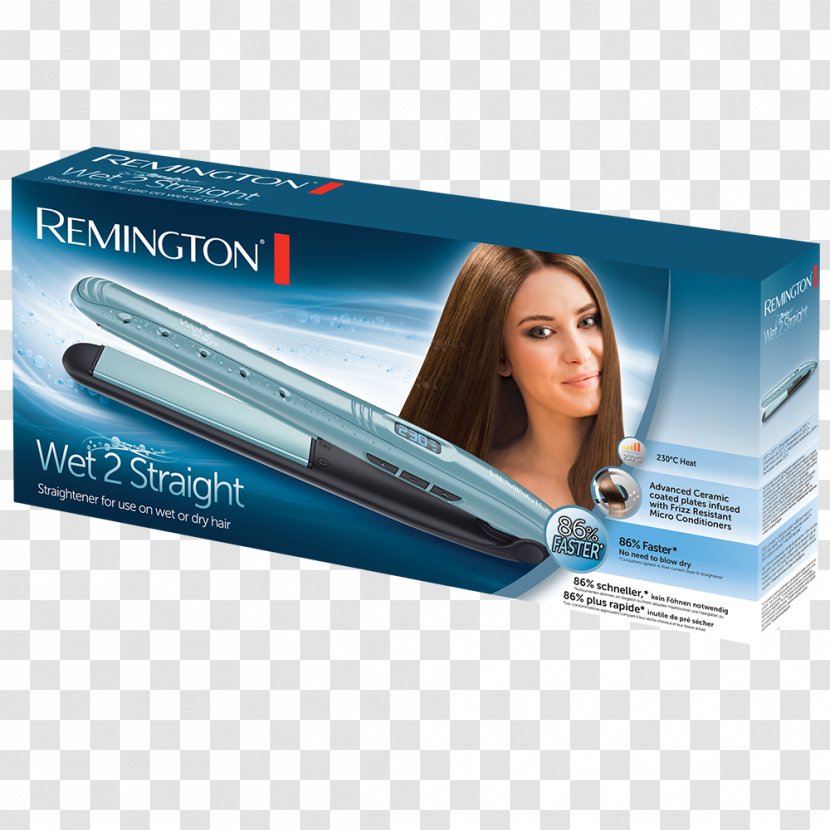 Hair Iron Remington Envy S2880 Straightini Straightening Care - Ceramic Transparent PNG