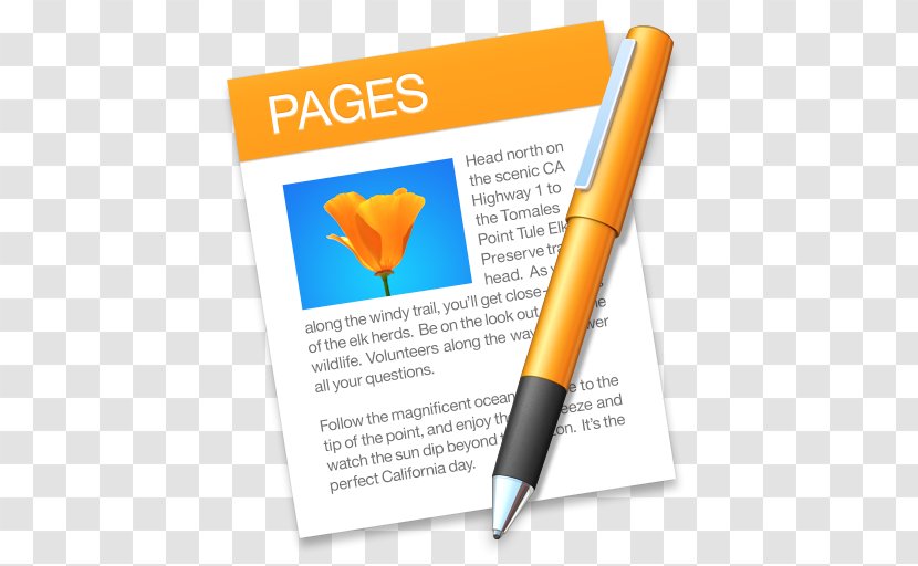 Pages IWork MacOS Apple Transparent PNG