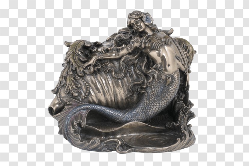 Mermaid Box Conch Sculpture Statue - Tree - Nature Sea Animals Transparent PNG