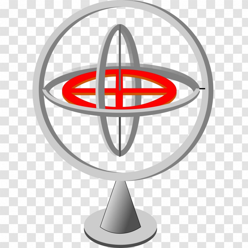 Gyroscope Line Clip Art Rotation Disk - Sign Transparent PNG