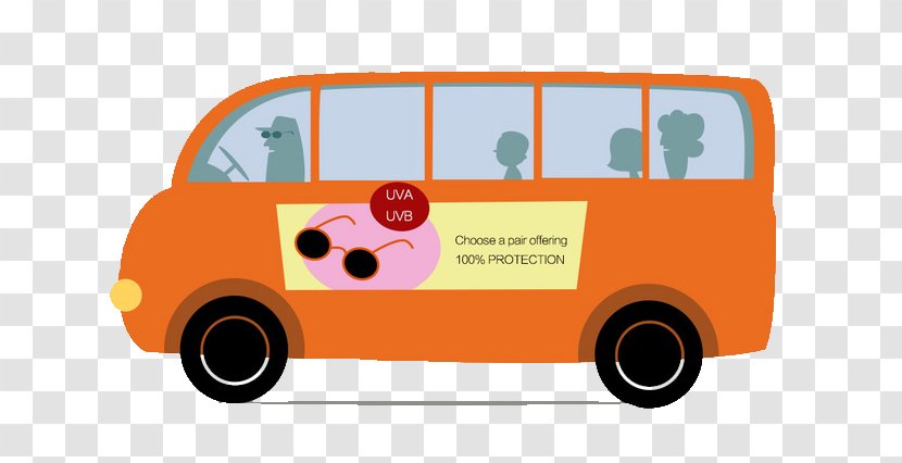 Bus Cartoon - Motor Vehicle - Flat Transparent PNG