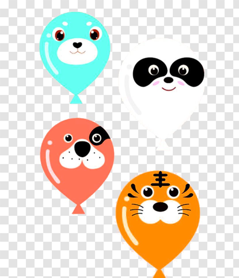 Cartoon Balloon Modelling - Creative Animals Transparent PNG