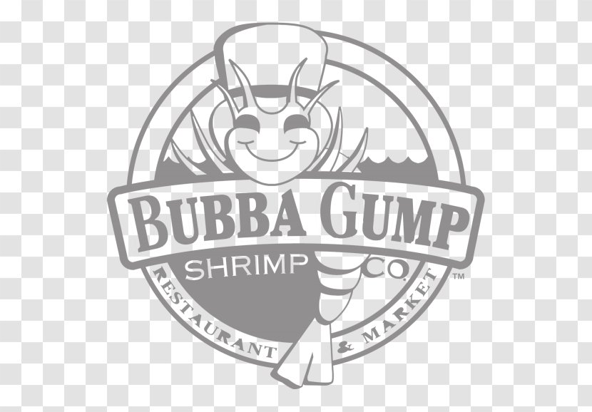 Logo Brand Bubba Gump Shrimp Company Font Mammal - Sticker - Seafood Seasoning Transparent PNG