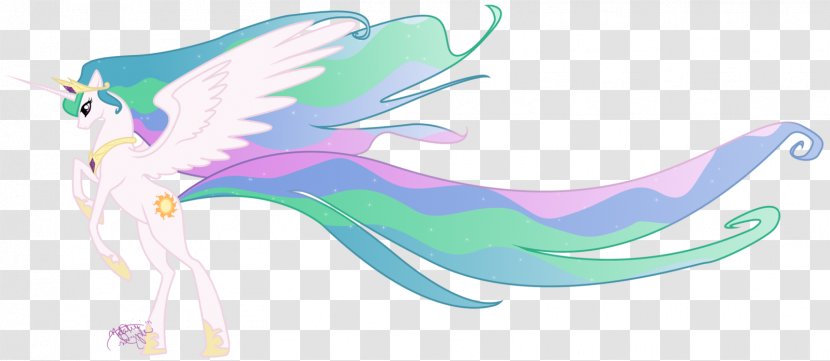 Princess Celestia Pony Twilight Sparkle Luna Winged Unicorn - Cartoon - My Little Transparent PNG
