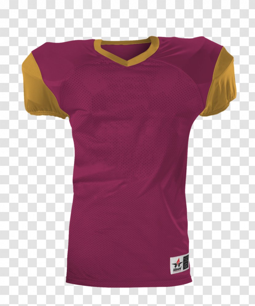 T-shirt Shoulder Sleeve Maroon - T Shirt Transparent PNG