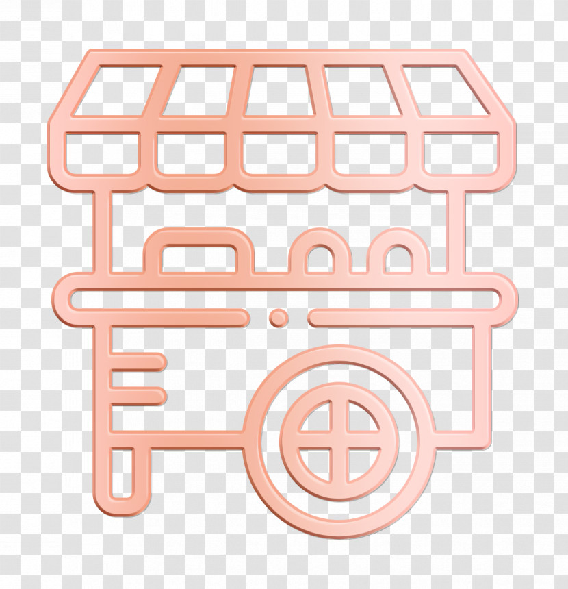 City Icon Street Food Icon Stand Icon Transparent PNG