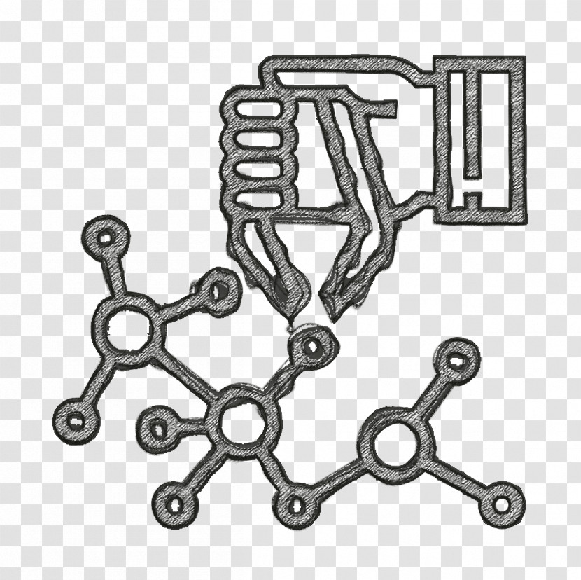 Bioengineering Icon Nanotechnology Icon Nanostructure Icon Transparent PNG