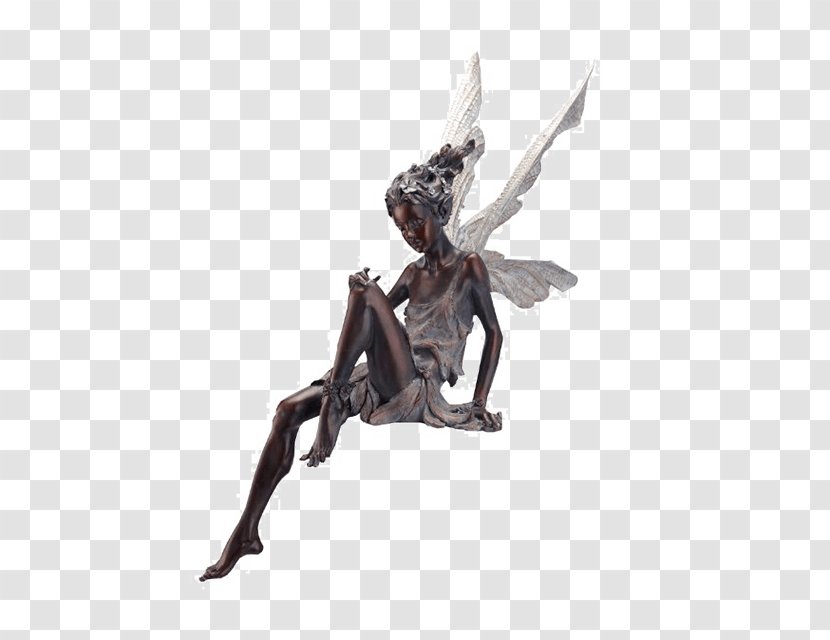 Garden Ornament Statue Sculpture Figurine - Decorative Arts - The Fairy Scatters Flowers Transparent PNG