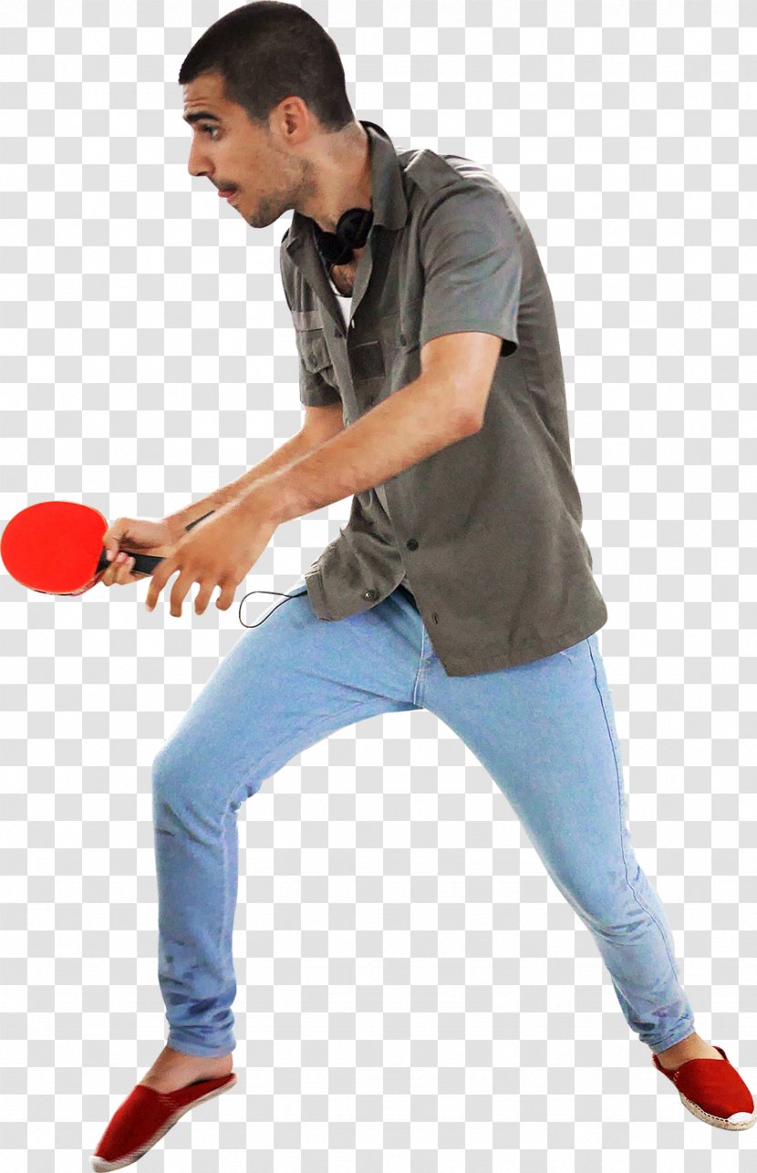 Ping Pong - Shoulder - Sitting Man Transparent PNG