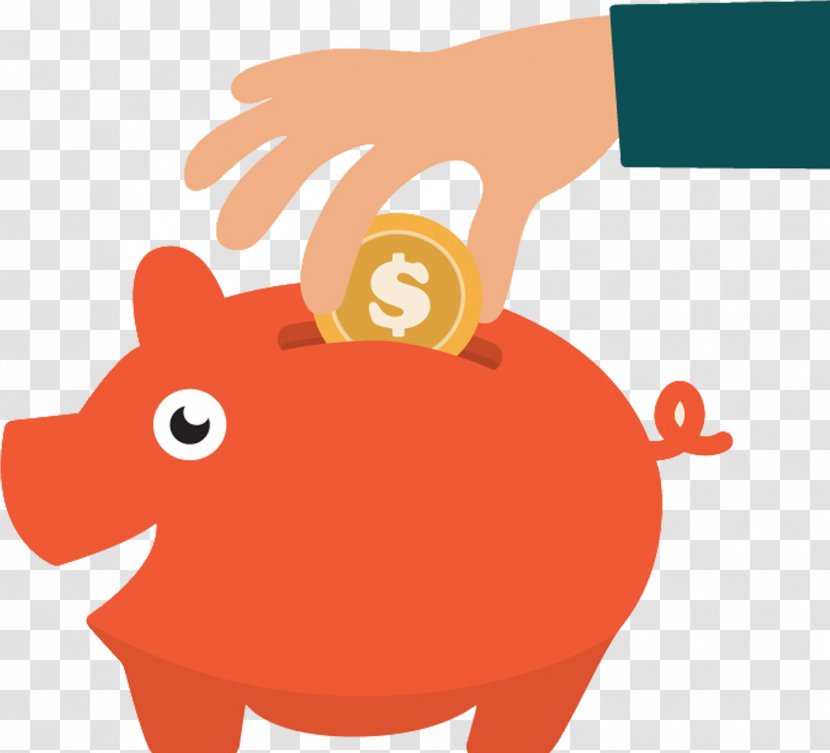 Piggy Bank Clip Art Money - May Calendar Cartoon Pig Transparent PNG