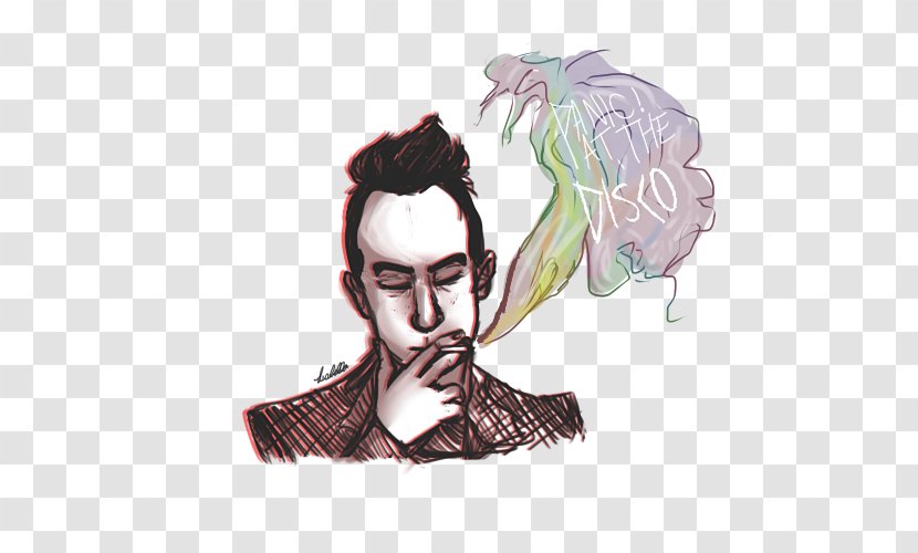 Brendon Urie Drawing Digital Art - Fictional Character - Panic At The Disco Transparent PNG