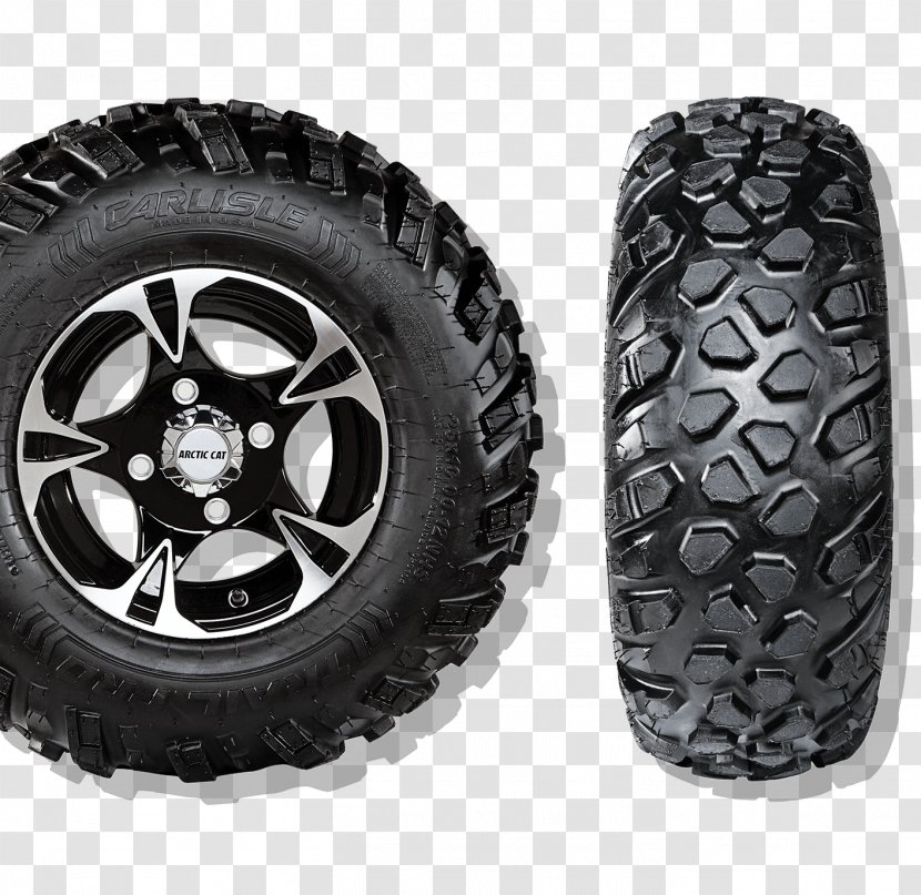 Car Tire All-terrain Vehicle Tread Wheel - Side By - Tires Transparent PNG