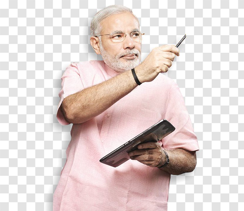 Narendra Modi India BHIM Unified Payments Interface Android - Senior Citizen - HD Transparent PNG