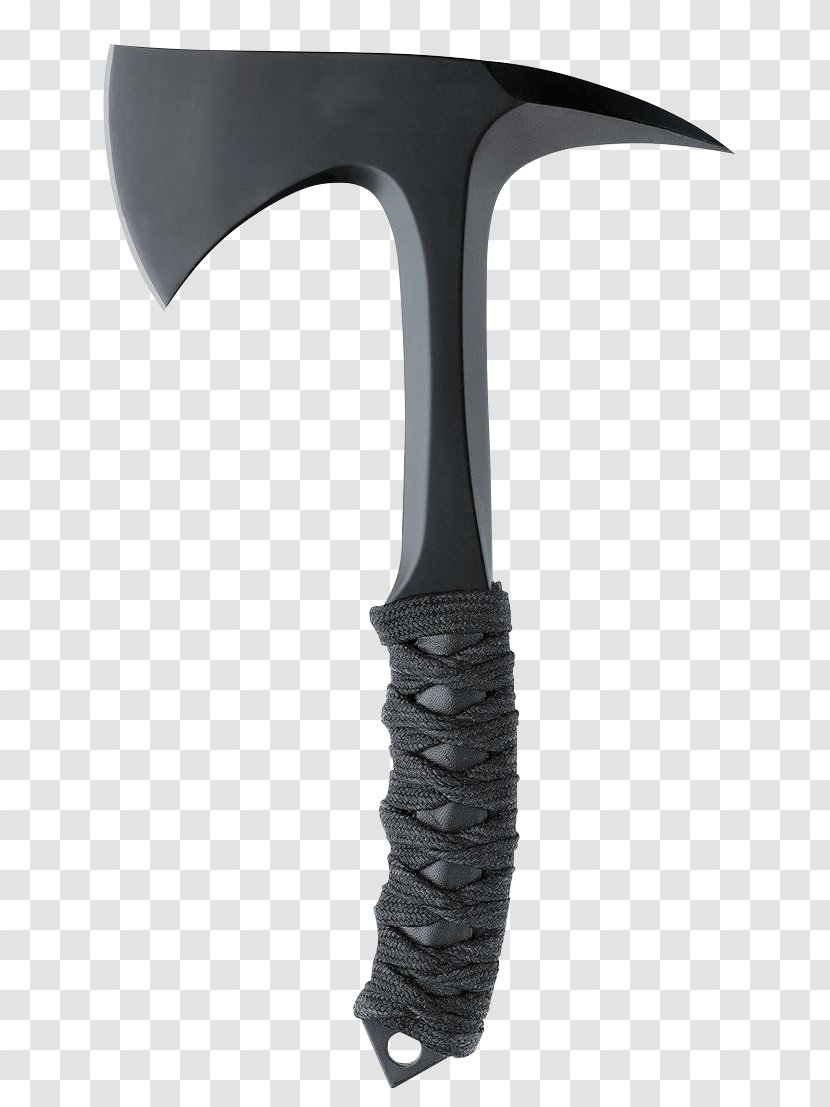 Knife Hand Tool Axe Tomahawk Blade - Black Ax Transparent PNG