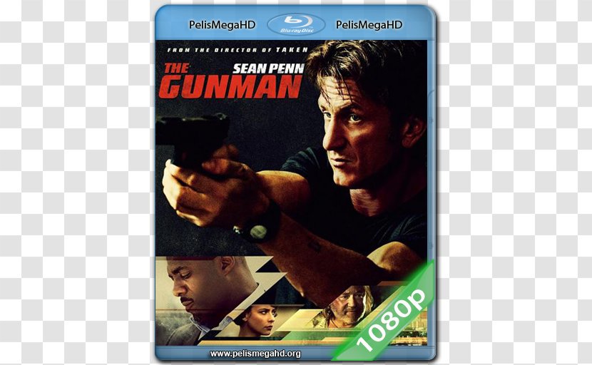 Sean Penn The Gunman Blu-ray Disc Martin Terrier Amazon.com - Ultraviolet - Dvd Transparent PNG