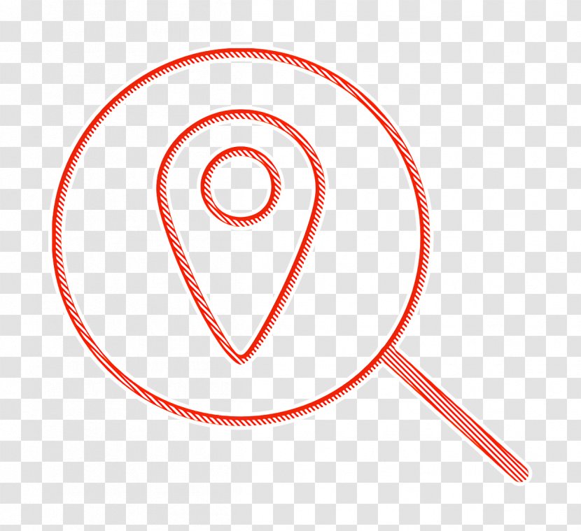 Location Icon Magnifying Glass Map Pin - Symbol Searchicons Transparent PNG