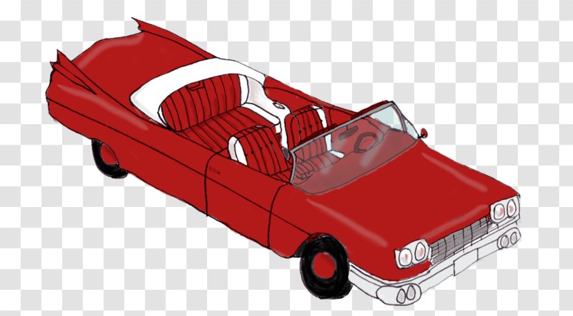 Land Vehicle Car Red Model - Sedan - Toy Transparent PNG