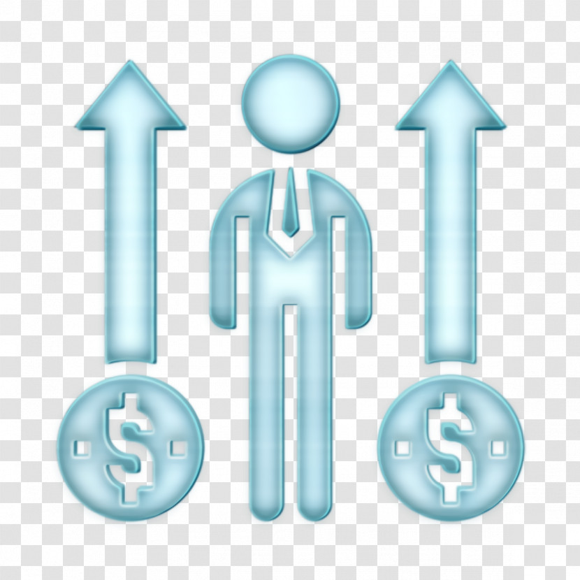 Executive Icon Business Management Icon High Income Icon Transparent PNG