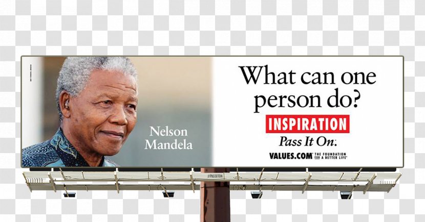 Billboard Nelson Mandela Display Advertising The Foundation For A Better Life Transparent PNG