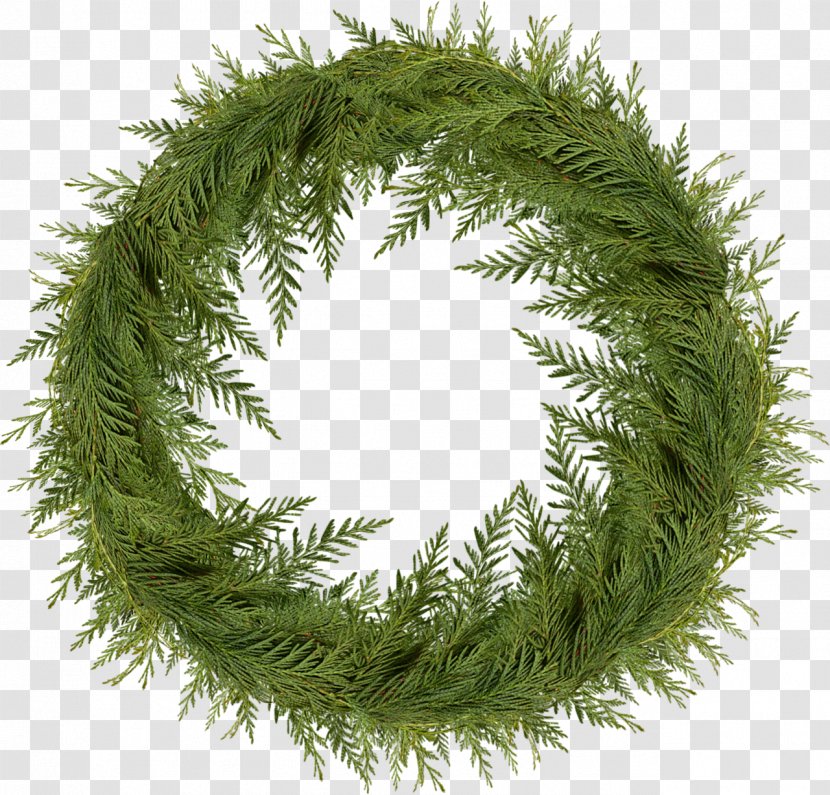 Wreath Christmas Decoration Garland Clip Art - Pine Family Transparent PNG