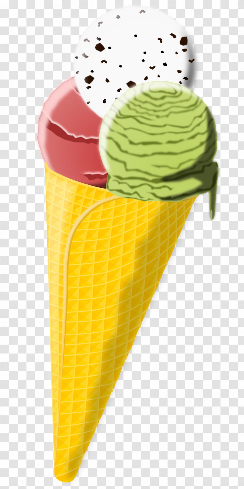 Ice Cream Cones Chocolate Clip Art Transparent PNG