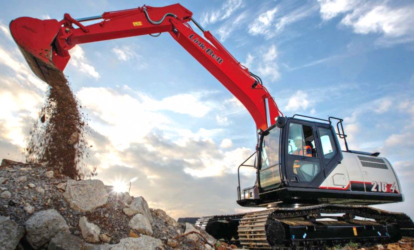 John Deere Excavator Link-Belt Construction Equipment Heavy Machinery Earthworks - Transport Transparent PNG