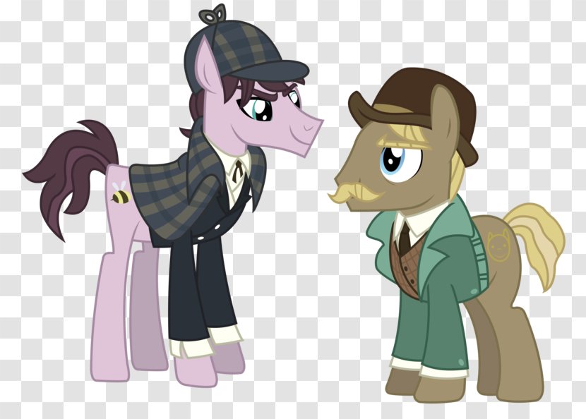 Pony Sherlock Holmes Mycroft Dr. Watson Rarity - My Little Friendship Is Magic - Leisure Coat Transparent PNG