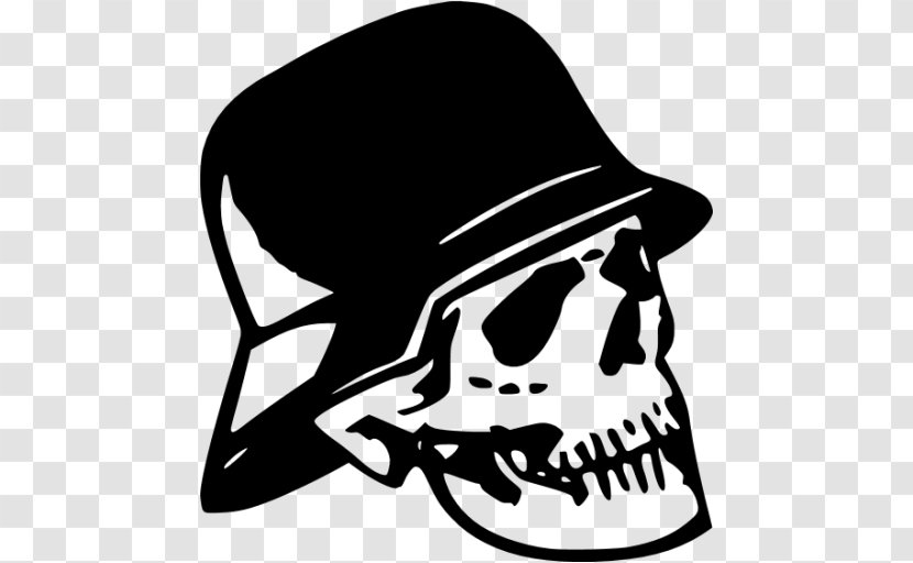 Motorcycle Helmets Skull Decal - Monochrome Photography Transparent PNG