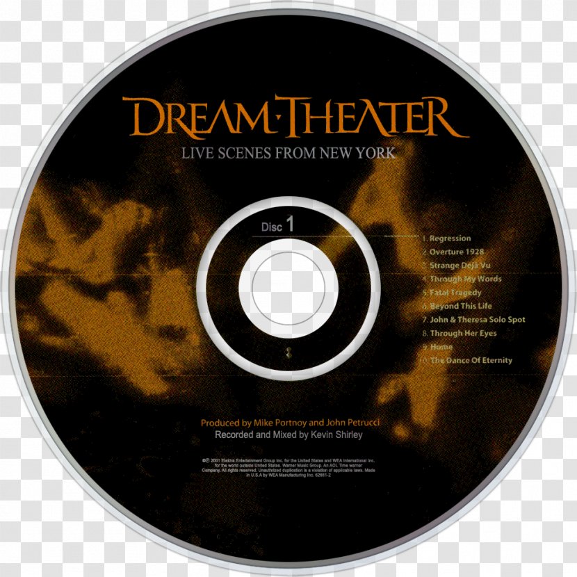 Compact Disc Awake Demos 1994 Dream Theater Live Scenes From New York - Silhouette - Scene Transparent PNG