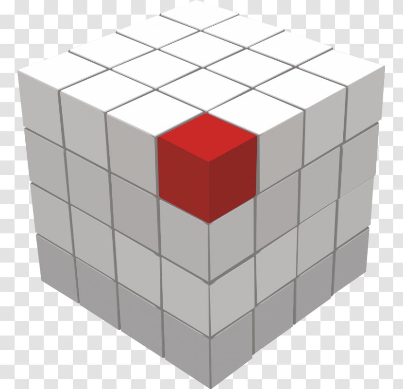 Cube Three-dimensional Space - Digital Image Transparent PNG