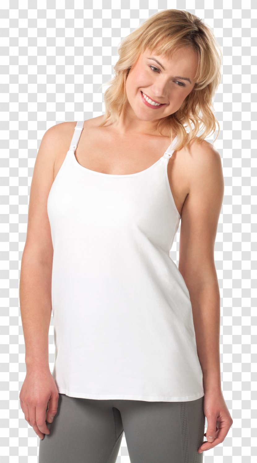 T-shirt Nursing Bra Clothing Undershirt Sleeveless Shirt - Cartoon - Tank Top Transparent PNG