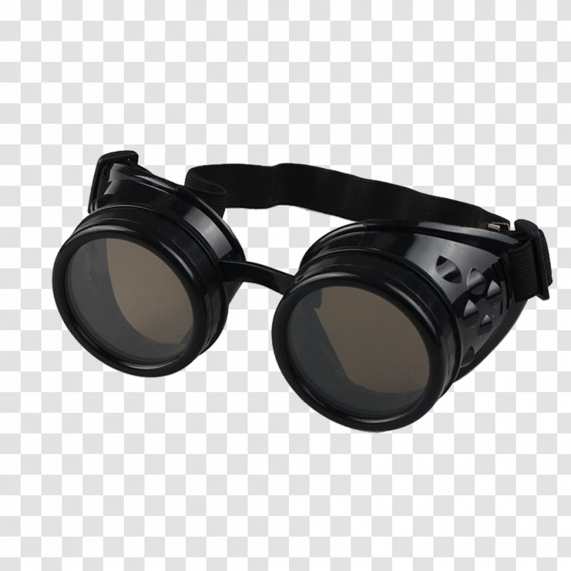 Steampunk Fashion Goggles Goth Subculture Eyewear - Men's Glasses Transparent PNG