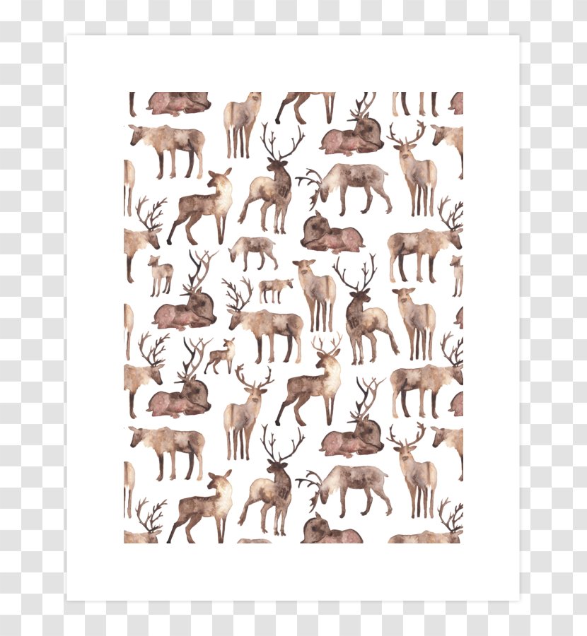 Reindeer Artist Printmaking Art Museum - Fauna Transparent PNG