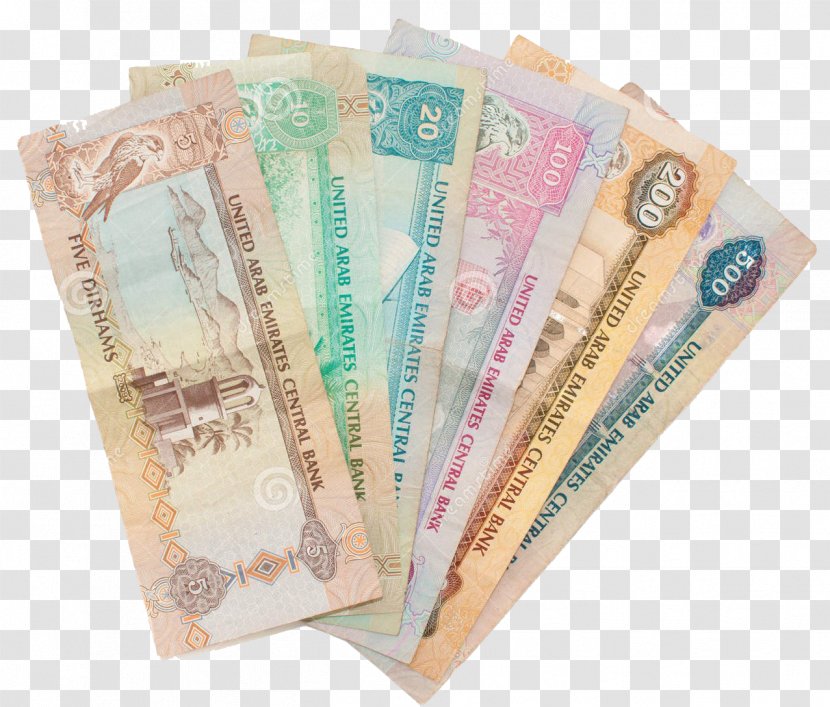 Dubai United Arab Emirates Dirham Currency Money Foreign Exchange Market - Paper - Dollar Transparent PNG
