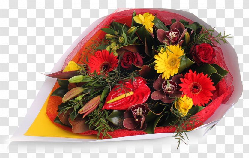 Floral Design Cut Flowers Flower Bouquet Transvaal Daisy - Plant - Portable Paper Bag Transparent PNG