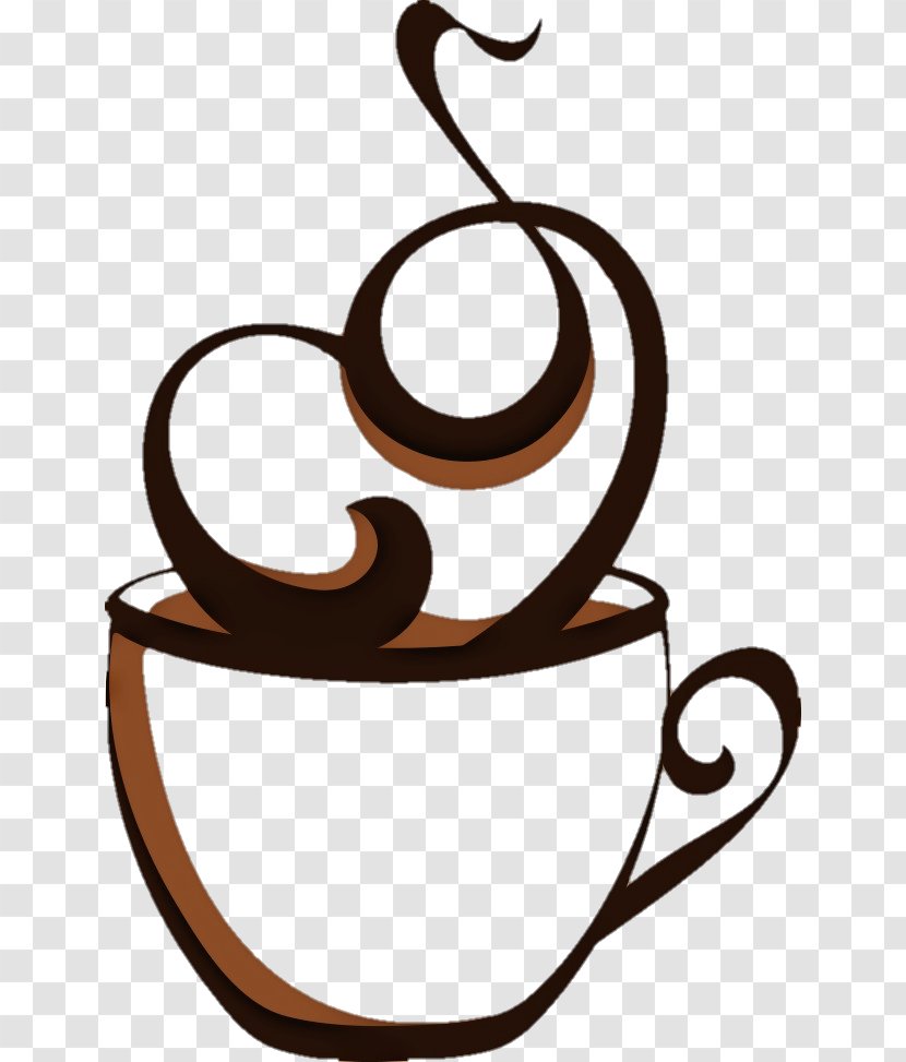 White Coffee Cafe Tea Cup Transparent PNG