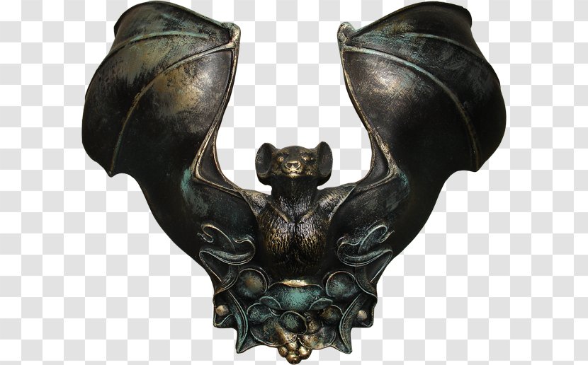 Sculpture Microbat Light Fixture Sconce Vampire - Bat Transparent PNG