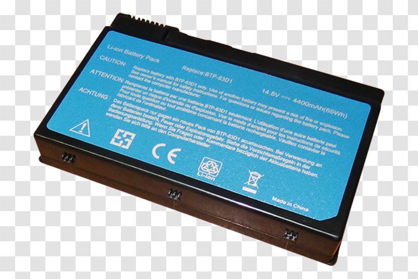 Electric Battery Laptop Acer Aspire TravelMate - Emachines Transparent PNG