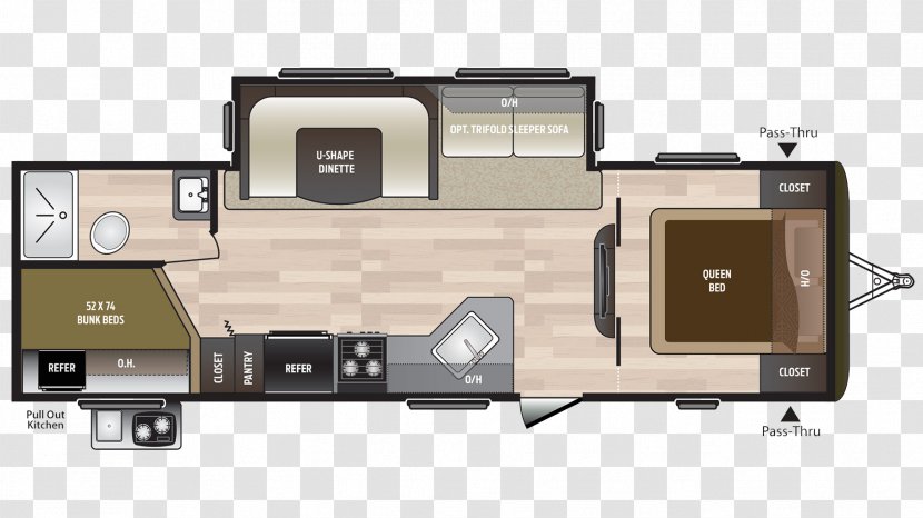 Campervans Caravan Keystone RV Co Trailer Dinette - Electronics Transparent PNG