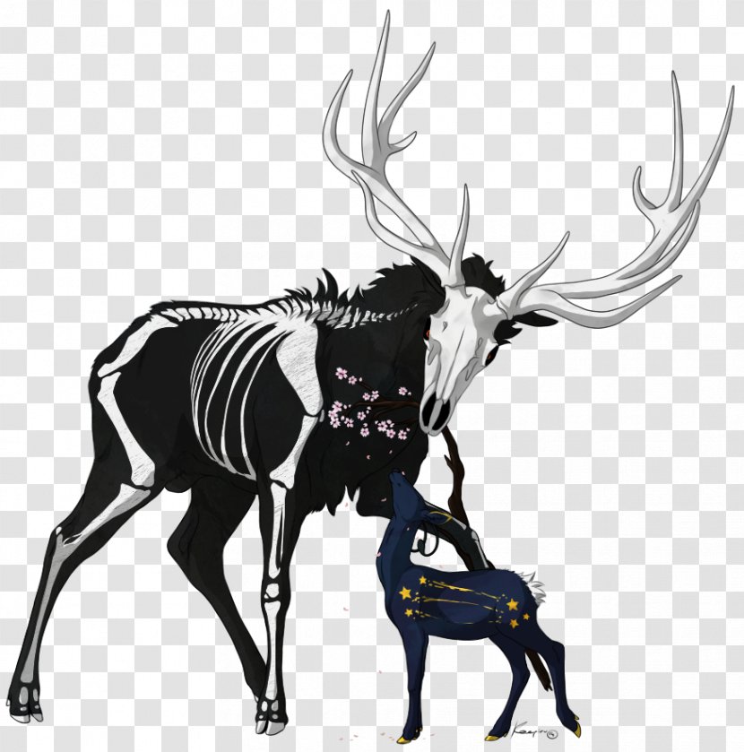 Reindeer Artist Drawing - Mammal Transparent PNG