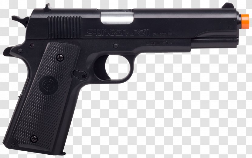 M1911 Pistol Colt's Manufacturing Company .45 ACP Automatic Colt Firearm - Weapon Transparent PNG
