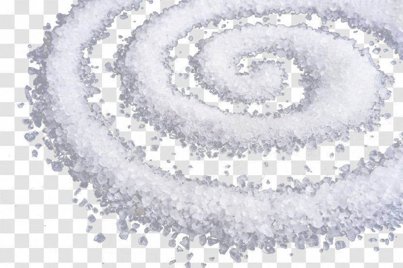 Material Pattern - Texture - White Coarse Salt Whirlpool Transparent PNG