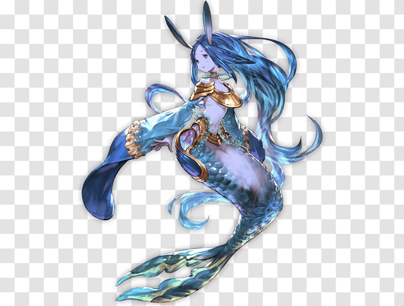 Elemental Granblue Fantasy Legendary Creature Water Game - Watercolor Transparent PNG