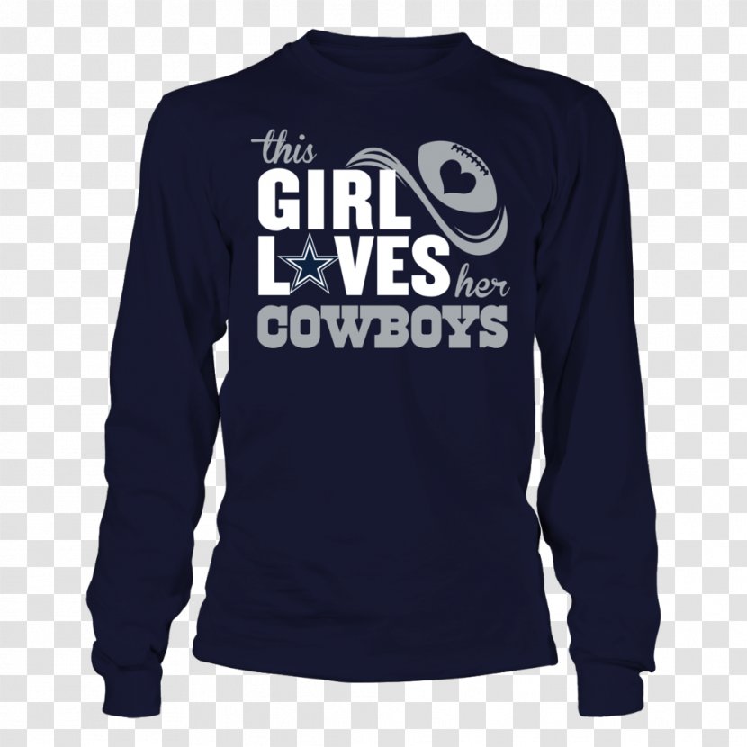 Long-sleeved T-shirt Dallas Cowboys West Virginia Mountaineers Football - Long Sleeved T Shirt Transparent PNG