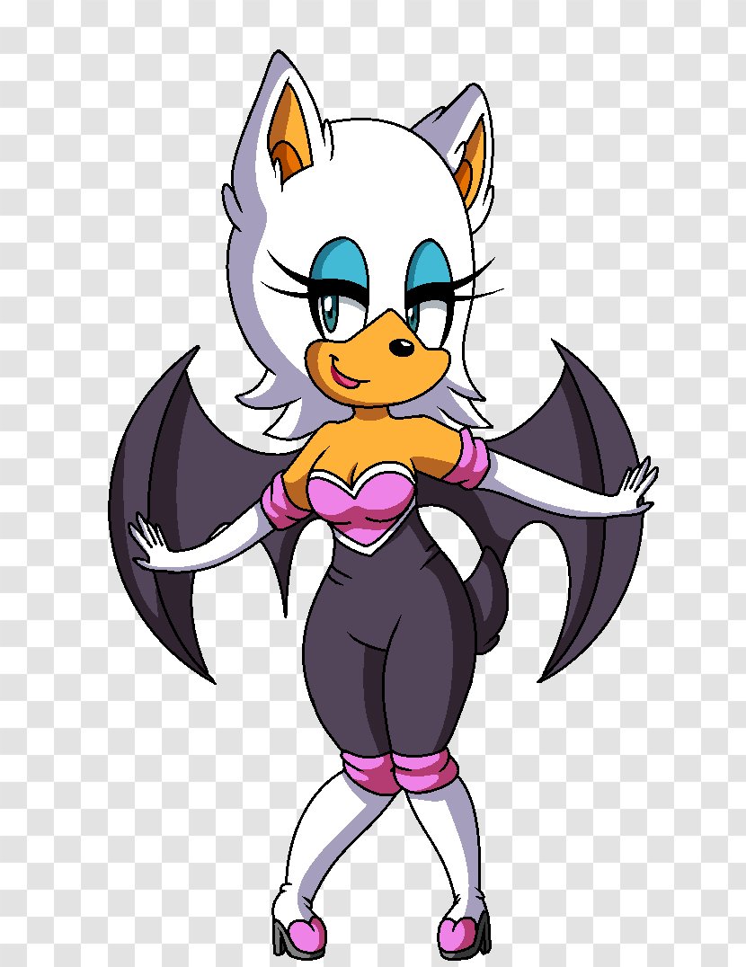 Rouge The Bat Cat Dog - Heart Transparent PNG