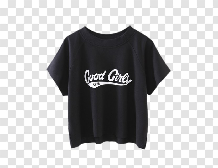 T-shirt Sleeve Font Product Brand - Black Transparent PNG